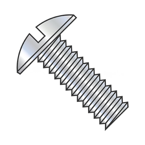Usa Industrials 3/8"-16 x 2 in Slotted Truss Machine Screw, Zinc Plated Steel BULK-SCRW-8865 - main